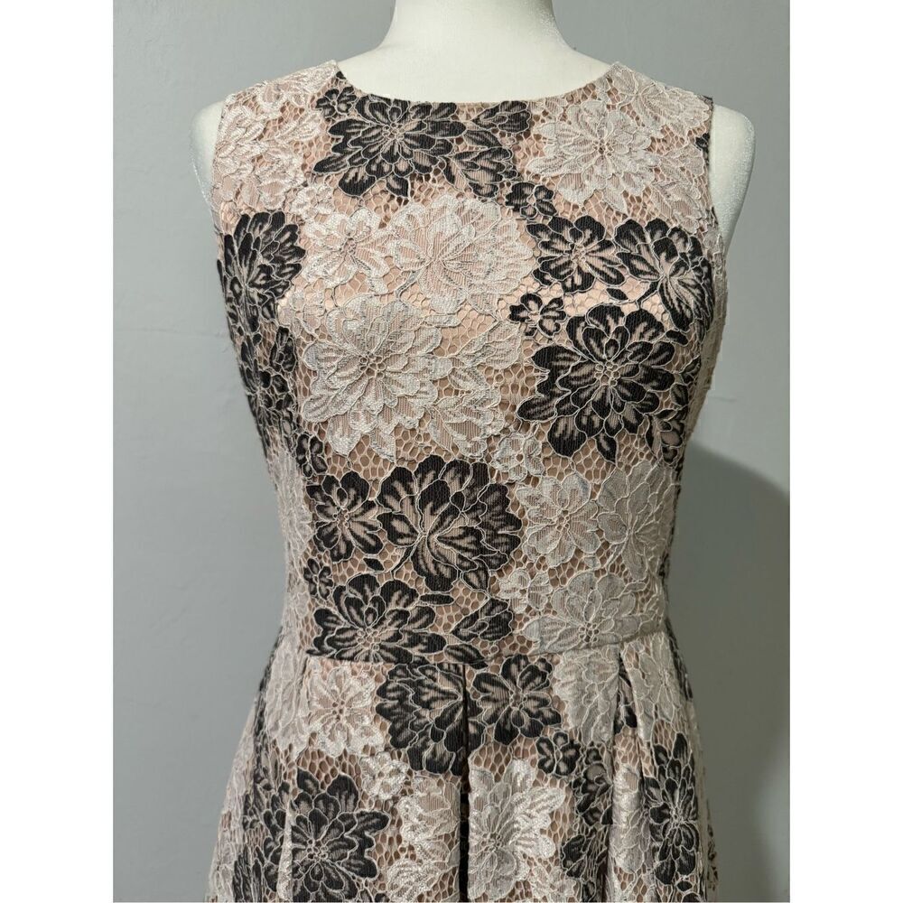 Eliza J Lace fit & flare sleeveless dress with pockets 8 - Picture 4 of 14